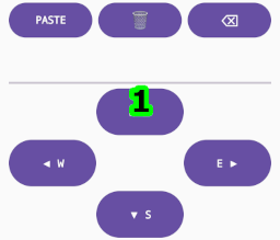 Keyboard panel, directions