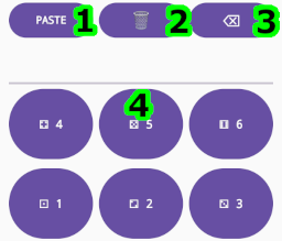 Keyboard panel, faces